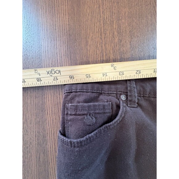 Gloria Vanderbilt Amanda STRETCH Womens Pants Size 12 Short Brown Jeans EUC - Picture 6 of 13
